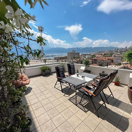 105M2 Penthouse Sea View Rijeka With Free Garage Parking Apartment Ngoại thất bức ảnh
